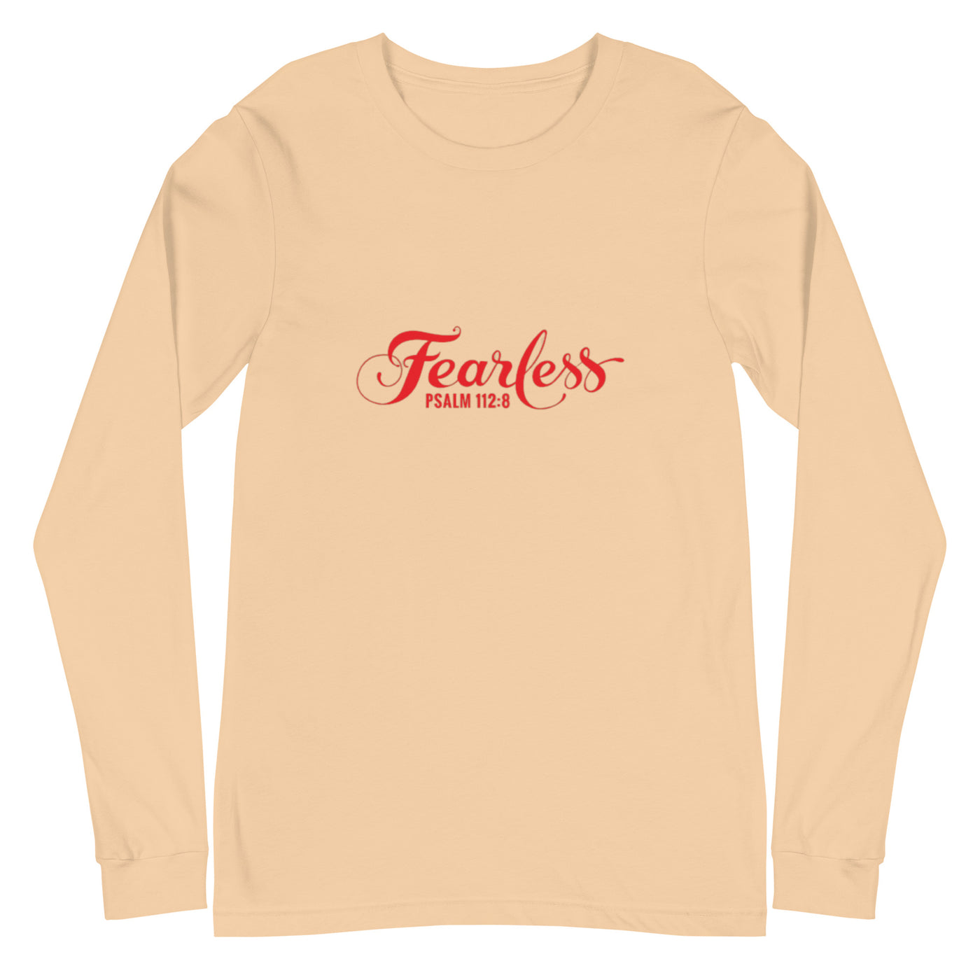 F&H Christian Fearless Women's Long Sleeve T-Shirt - Faith and Happiness Store