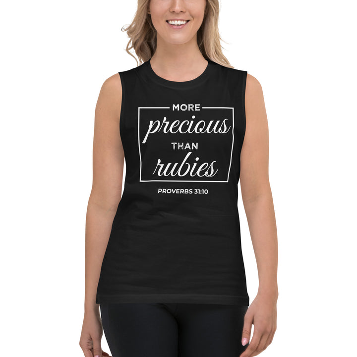 F&H Christian More Precious than Rubies womens tank top