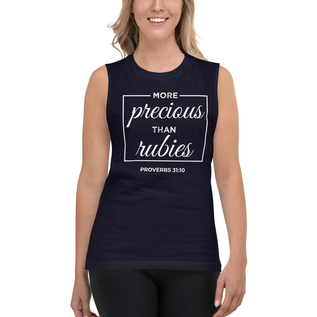 F&H Christian More Precious than Rubies womens tank top