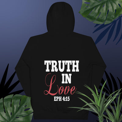 F&H Christian Truth In Love Two Sided Womens Hoodie