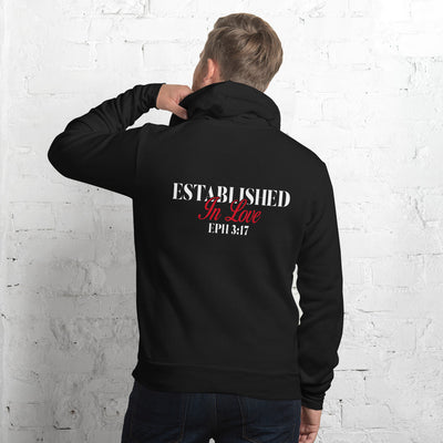 F&H Christian Team Jesus Established in Love Unisex hoodie