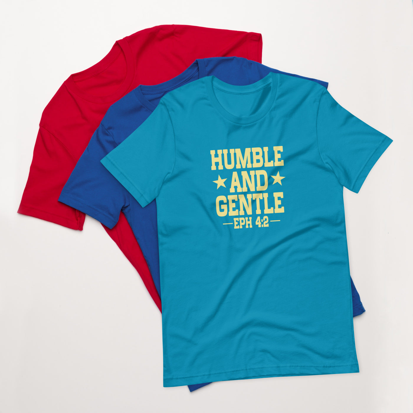 F&H Christian Humble And Gentle Ephesians 4:2 Womens t-shirt