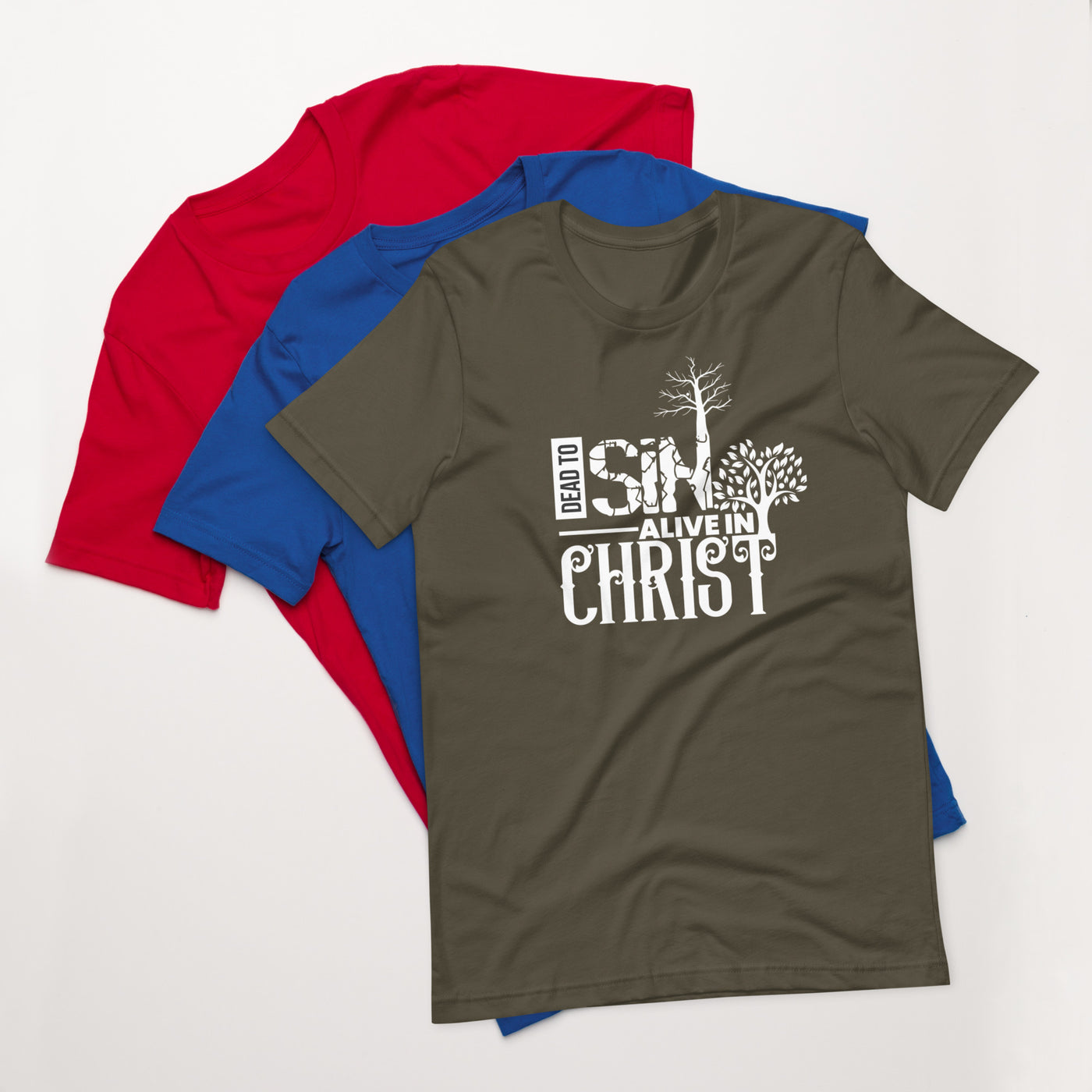 F&H Christian Dead To Sin Alive in Christ T-Shirt