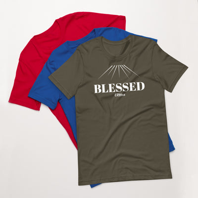 F&H Christian Blessed Ephesians 1:3 Mens T-shirt