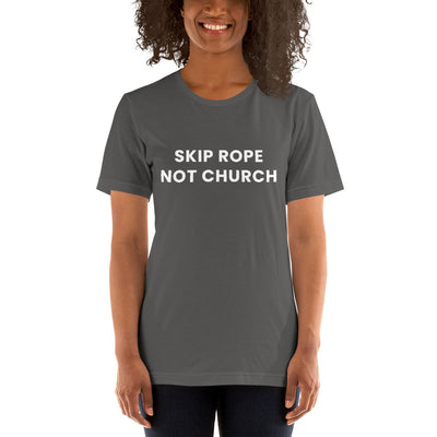 F and H Christian Skip Rope Not Church Women T Shirt
