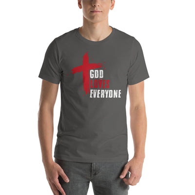 F&H Christian God Loves Everyone Mens T-shirt