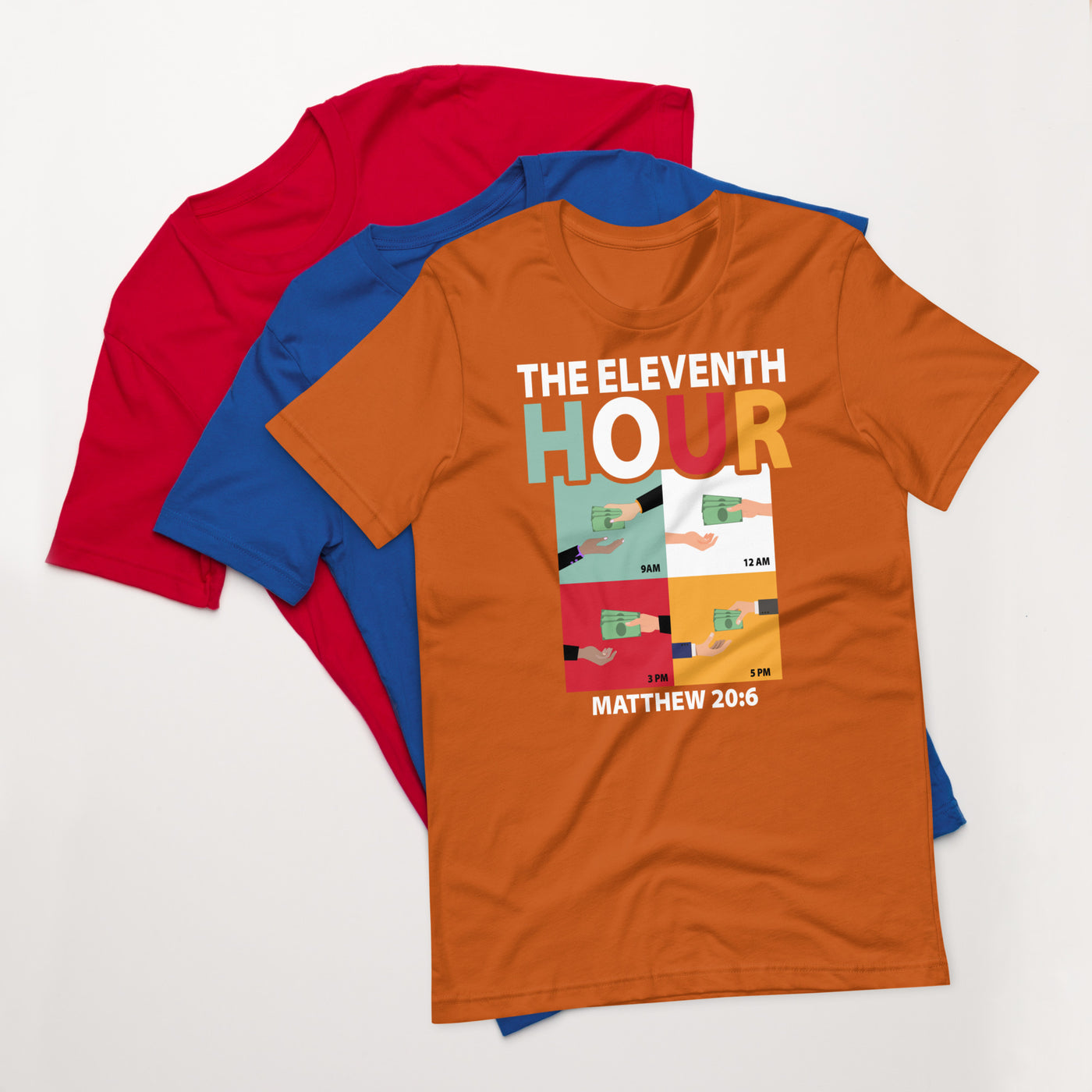 F&H The Eleventh Hour Matthew 20:6 Womens T-shirt