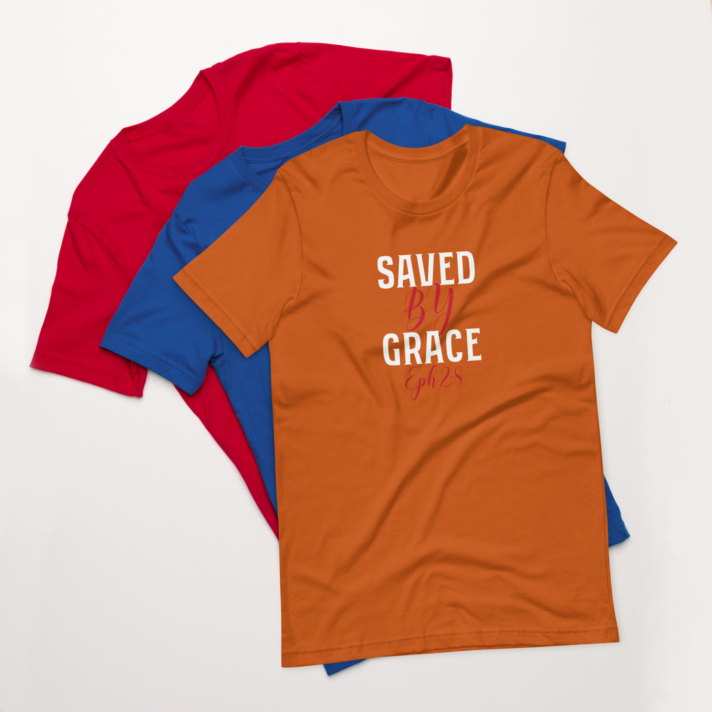 F&H Saved By Grace Ephesians 2:8 T-shirt