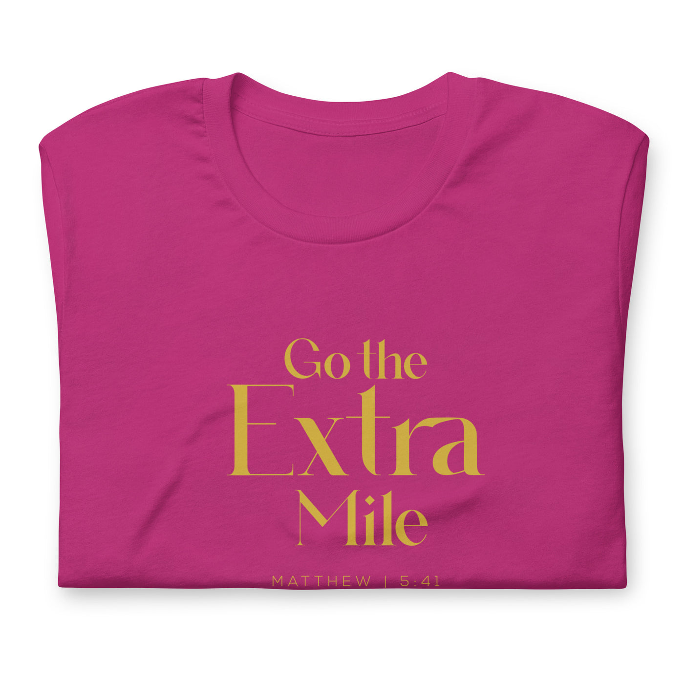 F&H Christian Go the Extra Mile Womens t-shirt