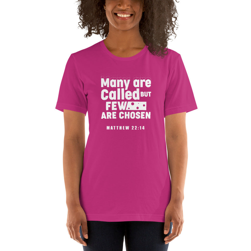 F&H Christian Many are called and few are chosen Womens t-shirt