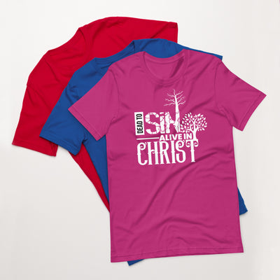 F&H Christian Dead To Sin Alive In Christ T-shirt