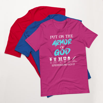 F&H Christian Put on the Armor Of God Ephesians 6:13-17 Women T-Shirt
