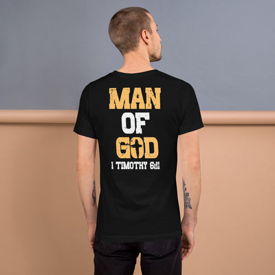 F&H Christian Man Of God 1 Timothy 6:11 Men t-shirt