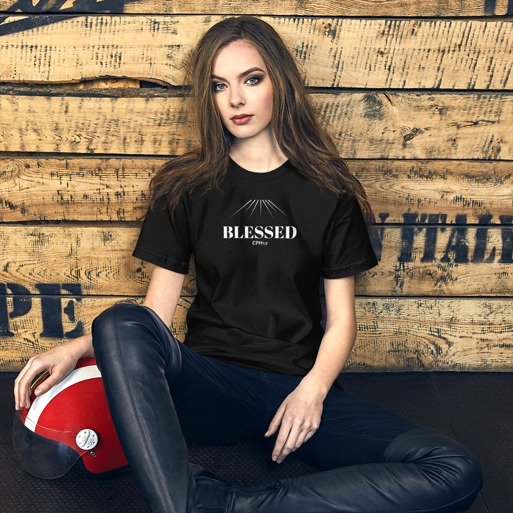 F&H Christian Blessed Women's T-Shirt - Faith and Happiness Store