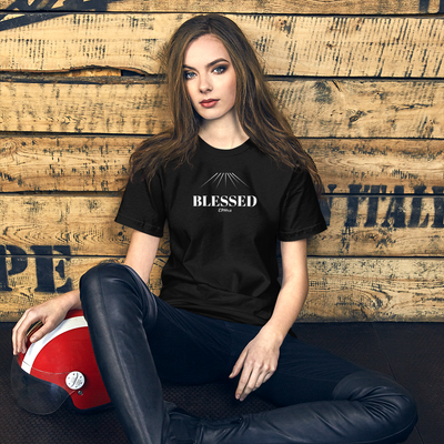 F&H Christian Blessed Women's T-Shirt - Faith and Happiness Store