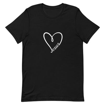 F and H Christian Jesus in My Heart Womens T Shirt