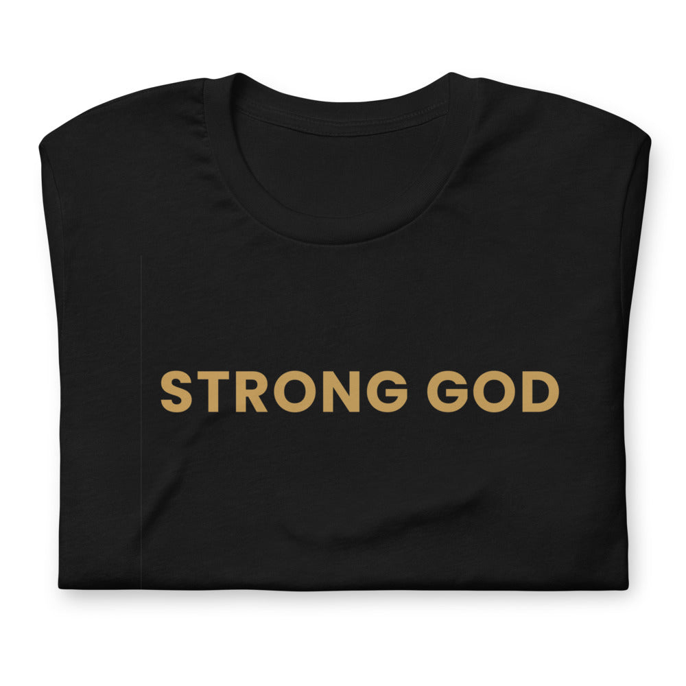 F&H Christian Strong God Women's T-Shirt - Faith and Happiness Store