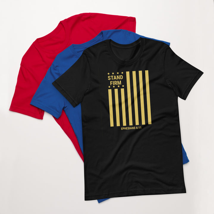 F&H Christian Stand Firm Men's T-Shirt - Faith and Happiness Store
