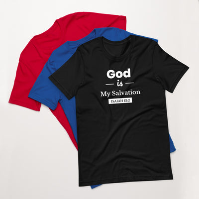 F&H Men's Christian T_Shirt God Is My Salvation Men's T-Shirt - Faith and Happiness Store