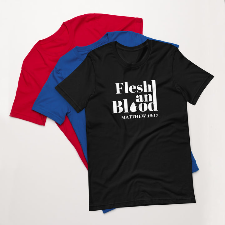 F&H Christian Flesh & Blood Matthew 16:17 Mens T-shirt