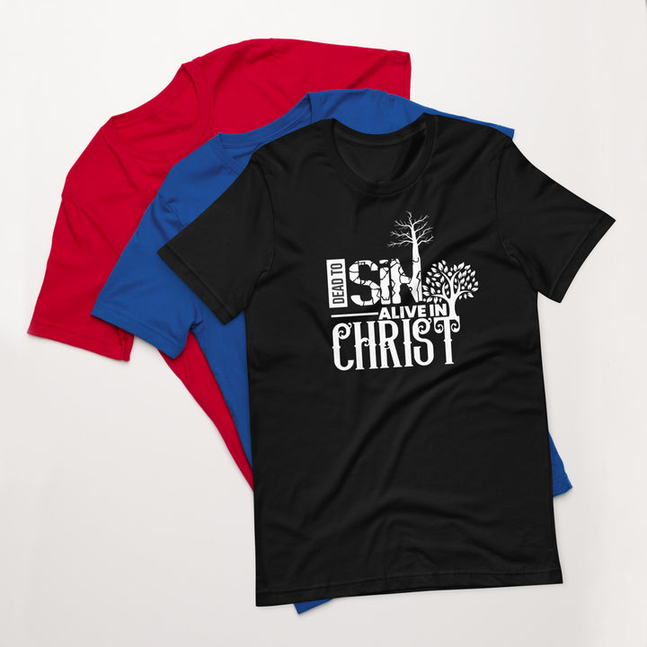 F&H Christian Dead To Sin Alive in Christ T-Shirt