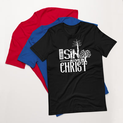 F&H Christian Dead To Sin Alive In Christ T-shirt