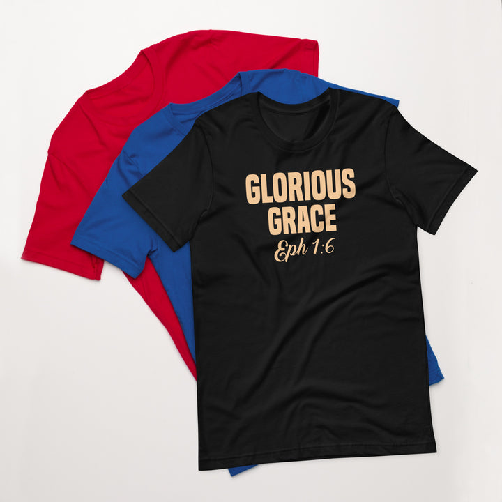 F&H Christian Glorious Grace Ephesians 1:6 Mens t-shirt