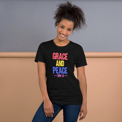 F&H Christian Grace & Peace Ephesians 1:2 Womens T-shirt