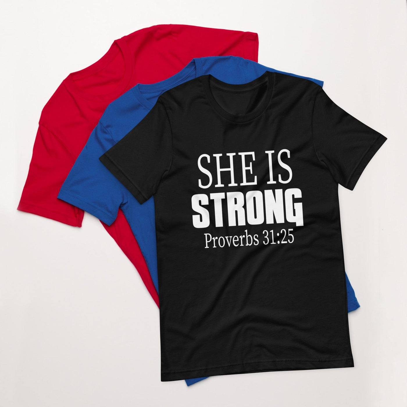 F&H Christian She is Strong Unisex t-shirt