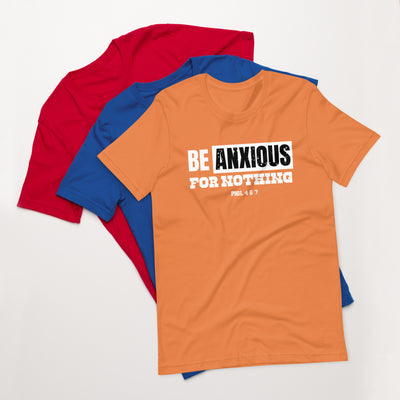 F&H Christian Be Anxious For Nothing Womens T-shirt