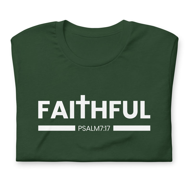F&H Christian Faithful Psalm 7:17 Mens T-shirt