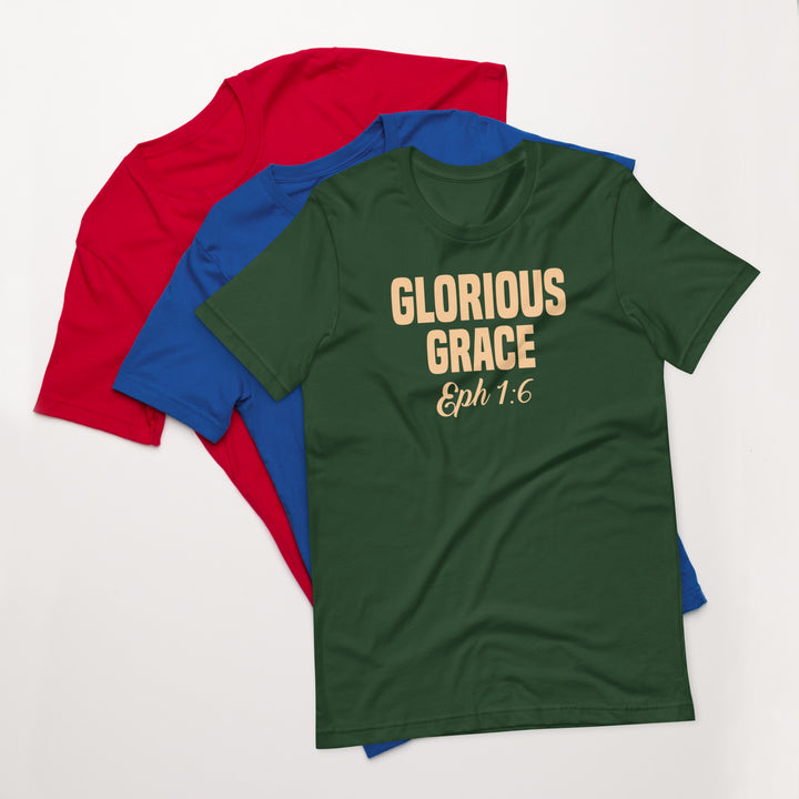F&H Christian Glorious Grace Ephesians 1:6 Mens t-shirt