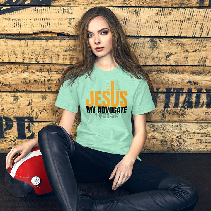 F&H Christian Jesus My Advocate Womens T-shirt
