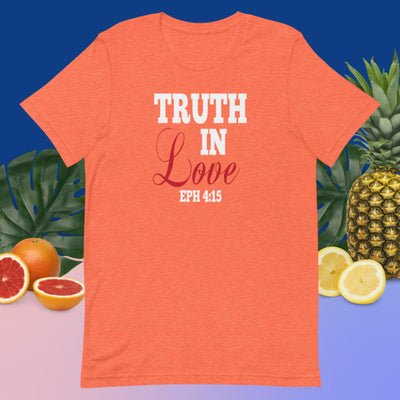F&H Christian Truth in Love Ephesians 4:15 Womens t-shirt