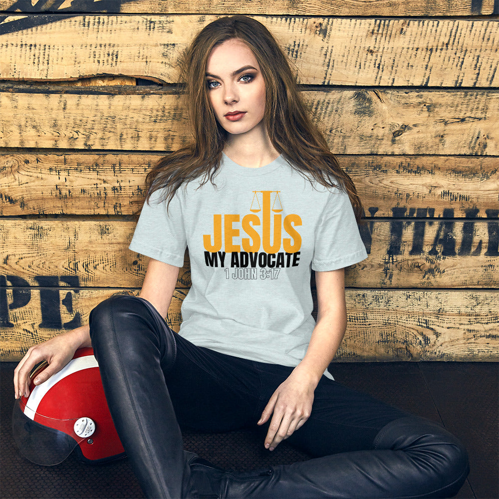 F&H Christian Jesus My Advocate Womens T-shirt
