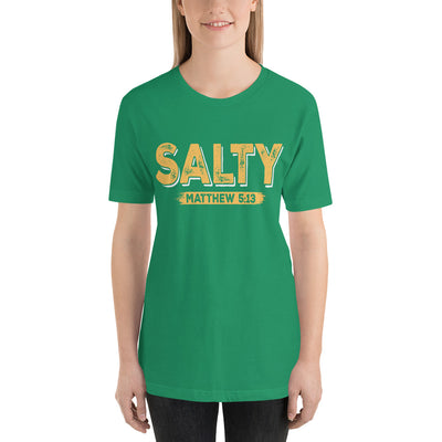 F&H Christian Salty Matthew 5:13 Salt of the Earth Womens T-shirt