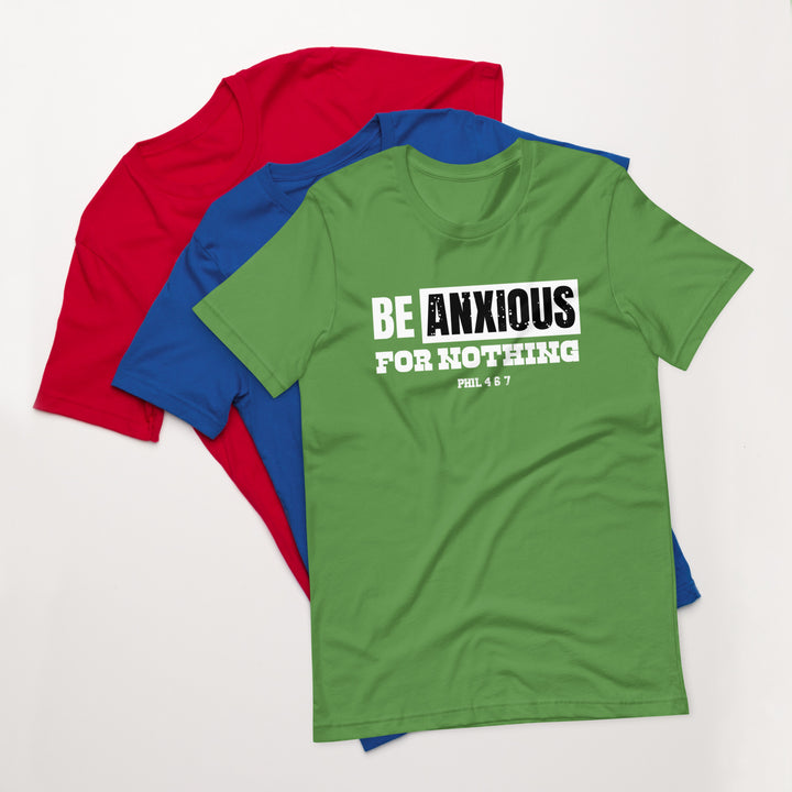 F&H Christian Be Anxious For Nothing Womens T-shirt