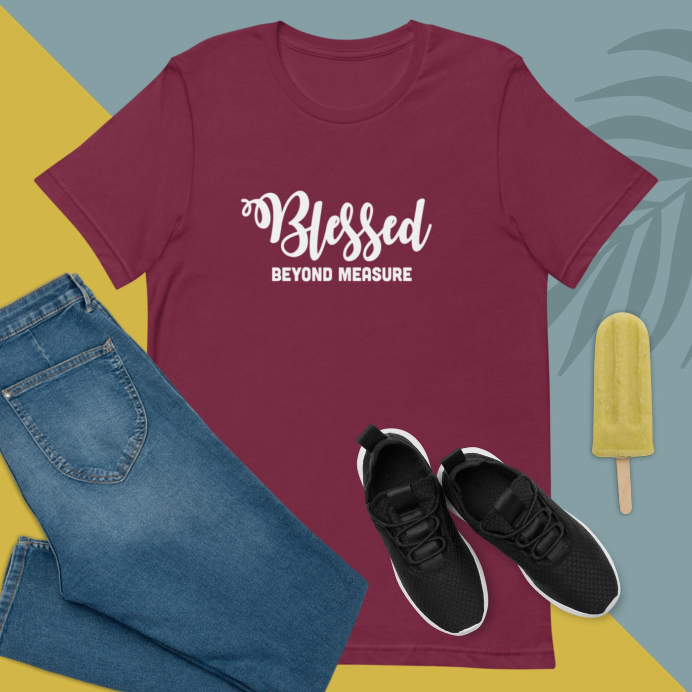 F&H Christian Blessed Beyond Measure Womens T-shirt