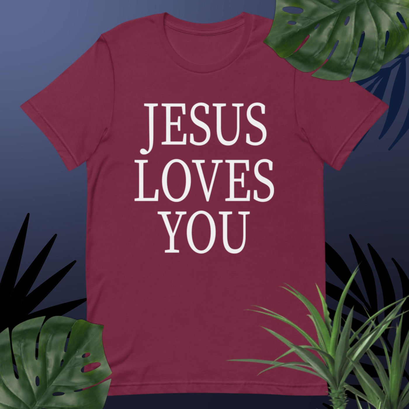 F&H Christian Jesus Loves You T-shirt