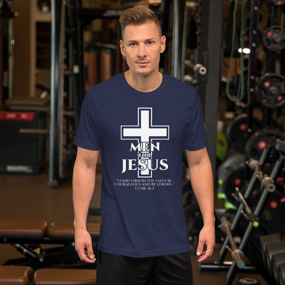 F&H Christian Men For Jesus Men's T-Shirt - Faith and Happiness Store