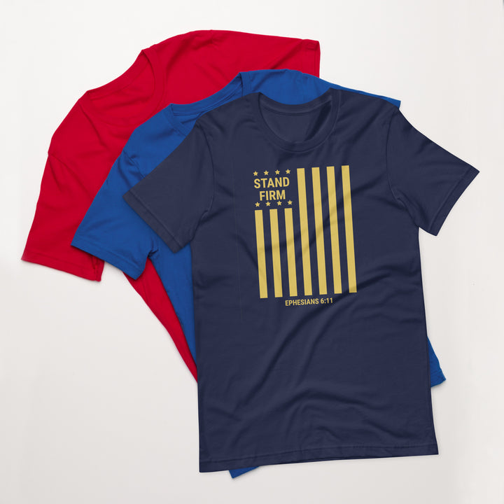 F&H Christian Stand Firm Men's T-Shirt - Faith and Happiness Store