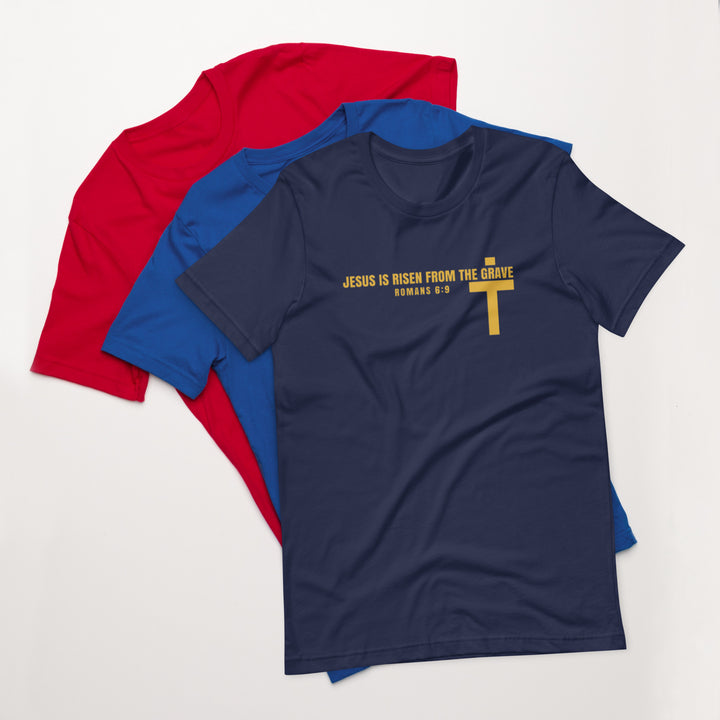 F&H Christian Jesus is Risen from the Grave Mens T-shirt