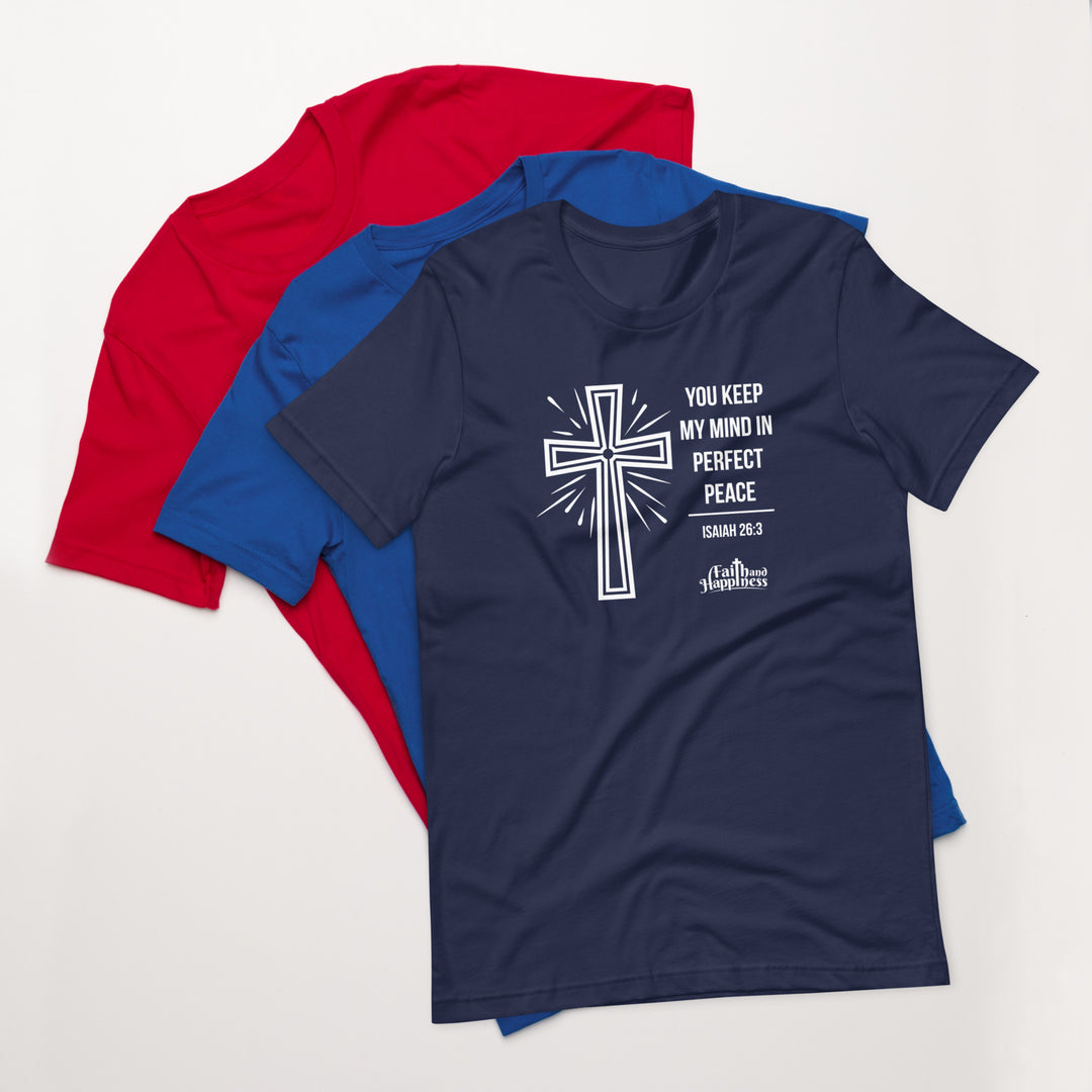 F&H Christian You Keep My Mind in Perfect Peace Women T-Shirt