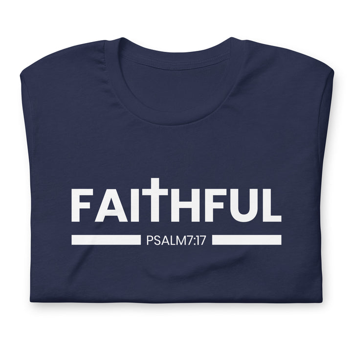 F&H Christian Faithful Psalm 7:17 Mens T-shirt