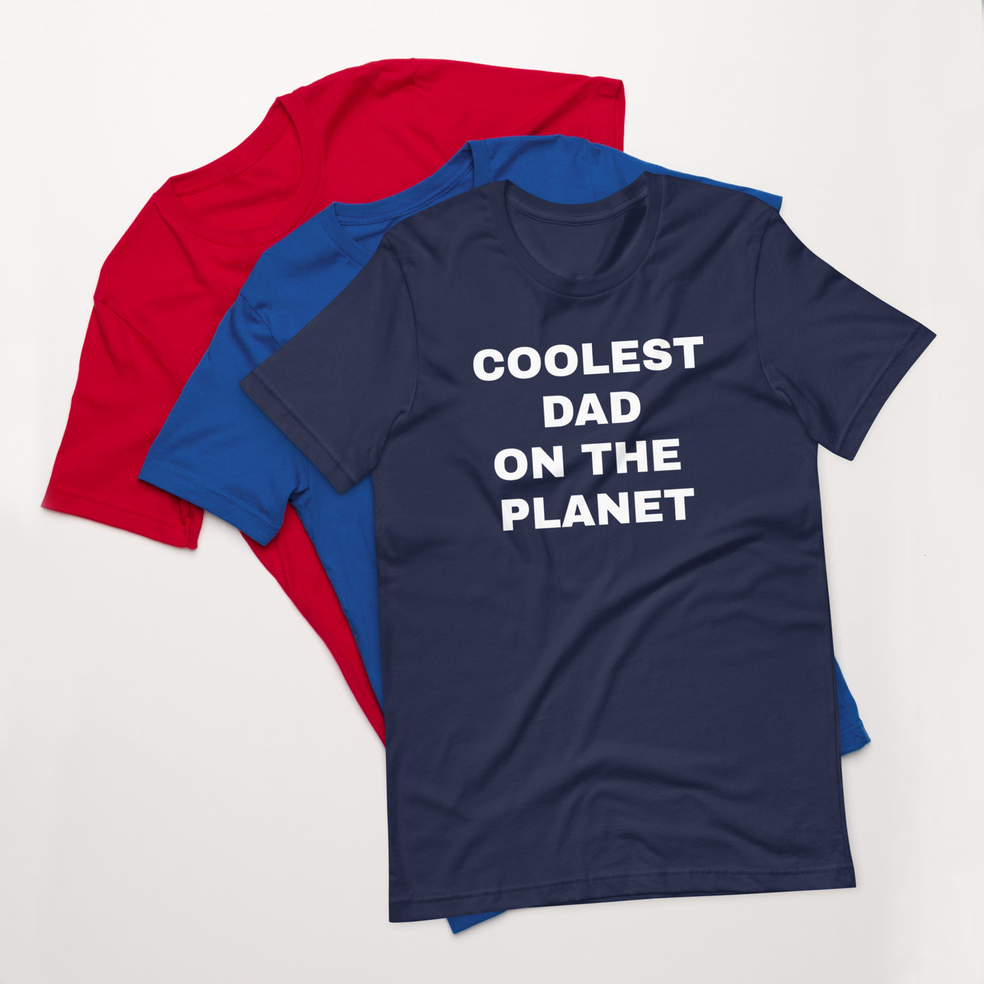 F&H Christian Coolest Dad on the Planet  Mens T-shirt