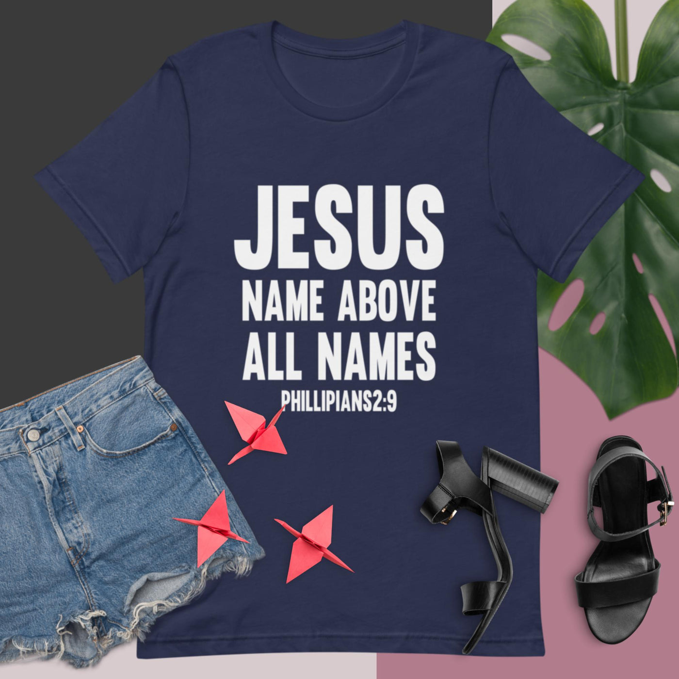 F&H Christian Jesus Name Above All Names Women T-shirt
