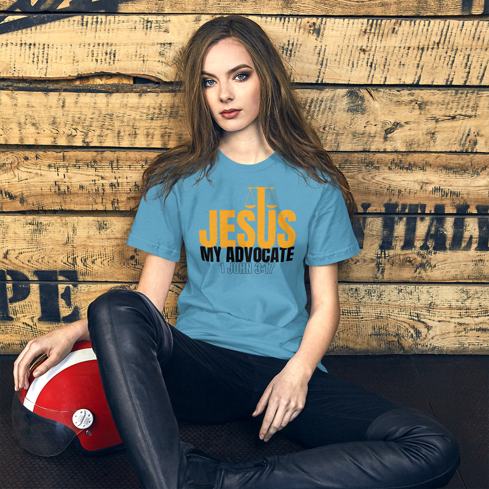 F&H Christian Jesus My Advocate Womens T-shirt