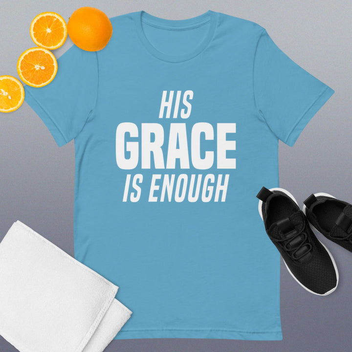 F&H Christian His Grace Is Enough Mens T-shirt