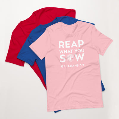 F&H Christian Reap What You Sow Womens T-Shirt