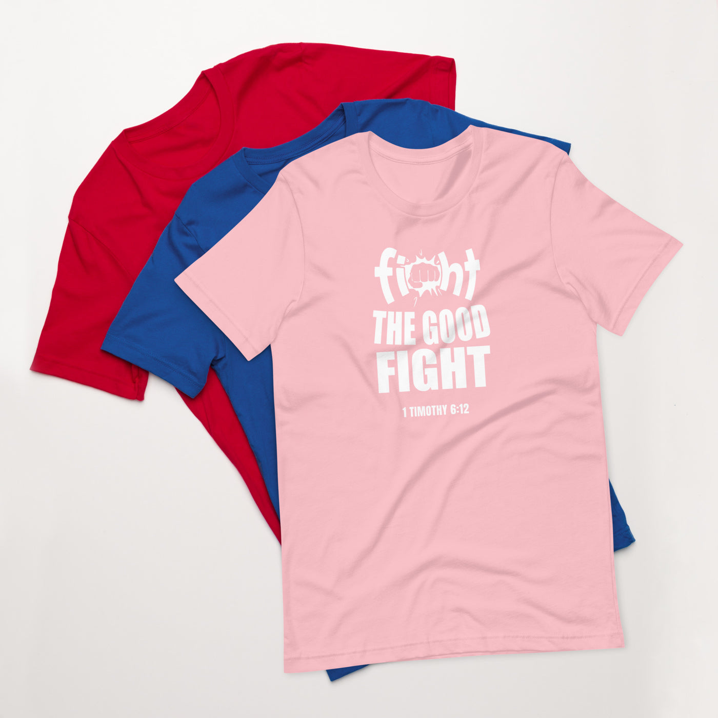 F&H Christian Fight The Good Fight Womens T-shirt